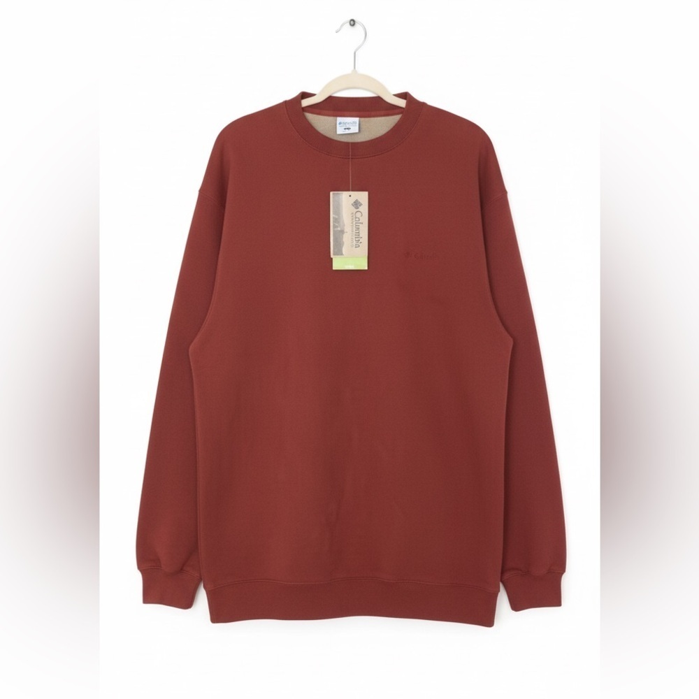 NWT Columbia Red Crewneck, size large tall